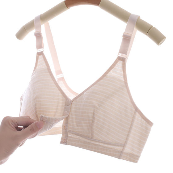 Comfortable Breathable Front Buckle Bra plus size Vest for Middle-aged and Elderly Spring and Summer Thin Underwear Bra for Mothers Without Steel Rings