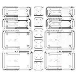 Cross-border Retractable Drawer Storage Box Transparent Cosmetic Storage Tool Storage Cosmetic Universal Sundries Fit Box