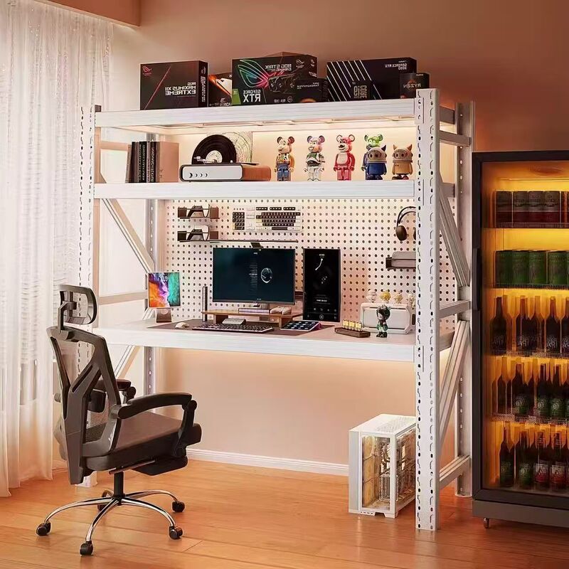 Gree DIY Shelf Computer Desk Thickeneded Home Office Study Table E-Sports Room Mechanical Host Keyboard Multi-Layer