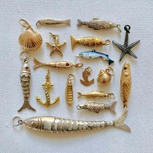 系列吊坠海洋新款跨境不锈钢女欧美简约真空镀金保色18K沙滩时尚