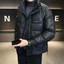 368097  冬季新款防寒服潮牌帅气休闲时尚加厚御寒男士外套