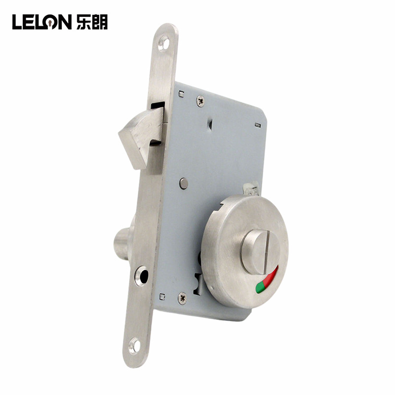 Cerradura de Gancho para Puerta Corredera 304 Acero Inoxidable Indicación Roja y Verde para Baño