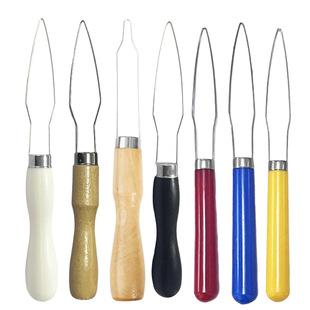 Factory Direct Sales Buckle Threading Tool, Lock Buckle Tool, Wooden Handle Threading Tool, Elastic Threading Tool, Five Types
