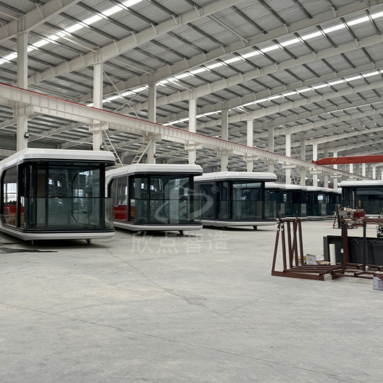 Red de celebridades cápsula espacial B & B hotel camping fabricante de casas de familia móviles área escénica al aire libre almacén espacial inteligente