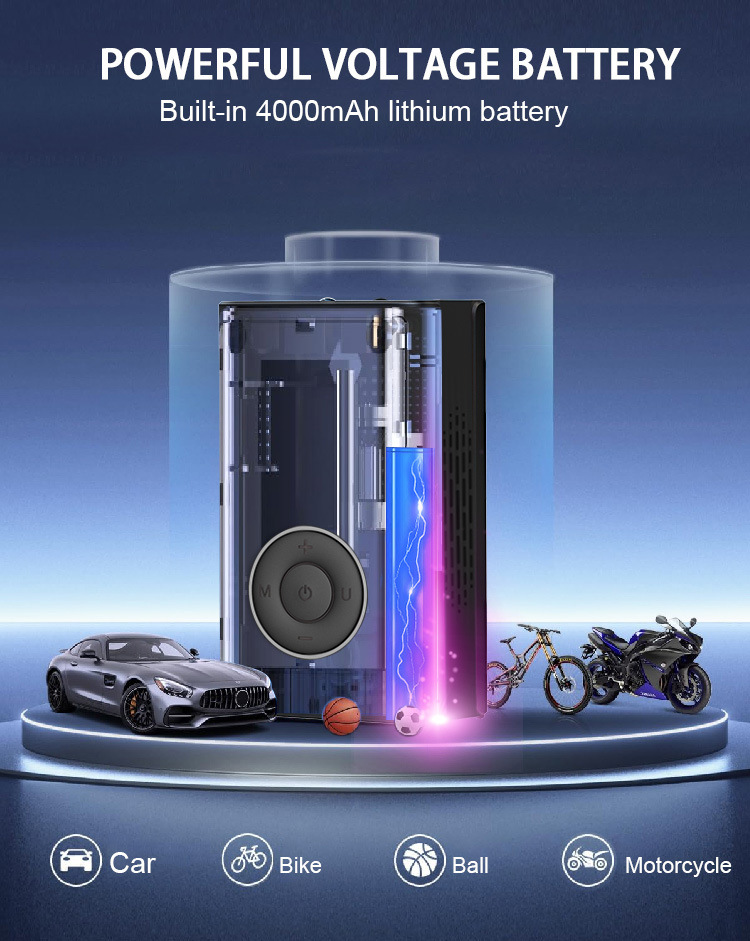 Amazon Cross-Border 19-Cylinder Wireless Air Pump Car Basketball Bicycle Multi-Function Electric Air Pump
