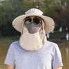 Sun hat, men's summer climbing cloak solar-powered, sun protection