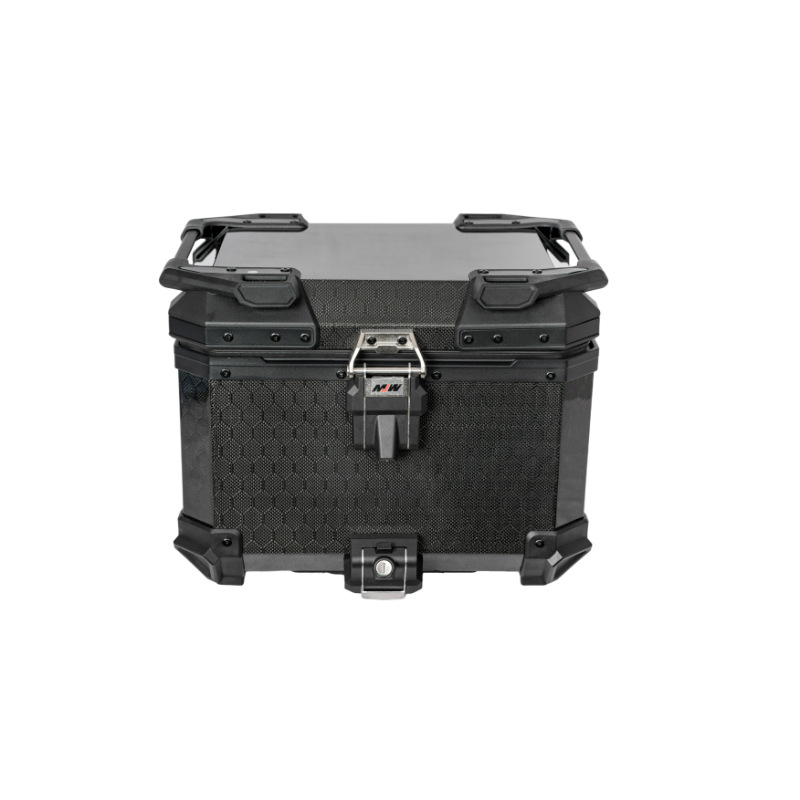 BM Lock 45L aerospace-grade 12K carbon fiber tail box, aluminum alloy large-capacity motorcycle tail box for scooters and electric vehicles