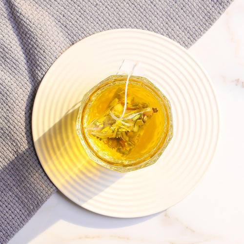 Fatty Sea Pear Loquat Tea Luo Han Guo Fatty Sea Honeysuckle Mint Licorice Loquat Tea for Smokers with Sore Throat