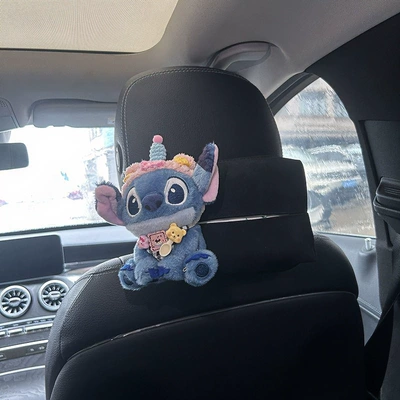 box, in-car gift, Car tissue box/set - seat-piglet-head-cover-stitch-tissue-box