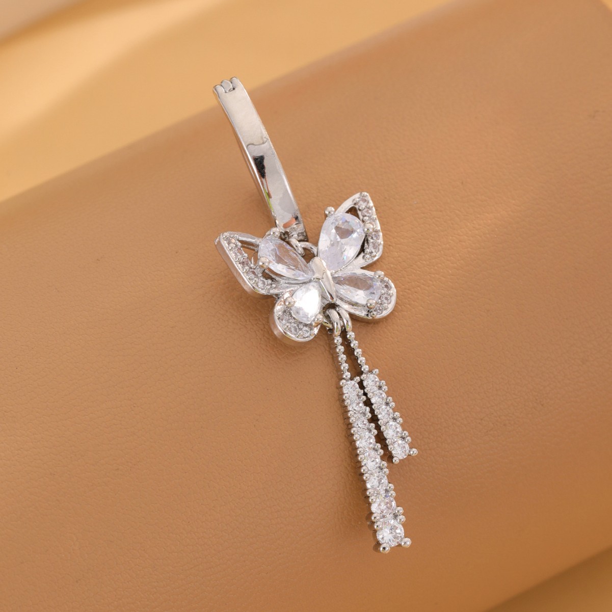 Butterfly Belly Button Ring High-end Versatile Navel Jewellery_voghion.com