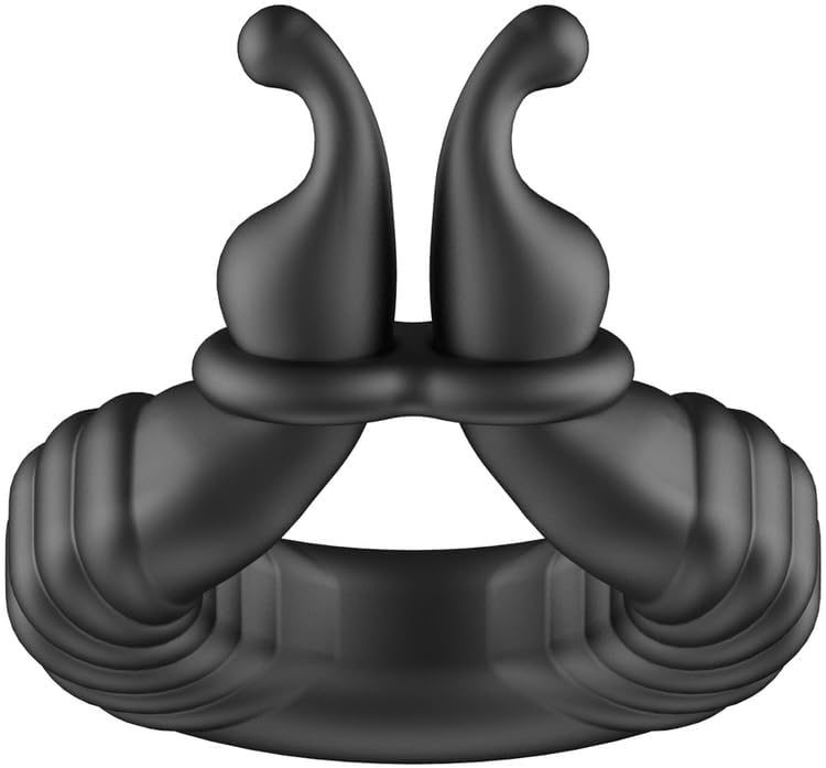 Rechargeable 10-Frequency Vibrating Silicone Lock Ring with Remote Control — detail image 5