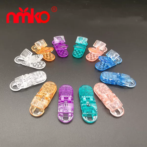 Hot-Selling In-Stock High-Quality Plastic Alligator Clips Black Clips Pc Transparent Small Clips Brand Lampshade Kite Anti-Loss Clips