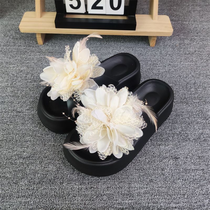 High-Heeled Slippers for Women in Summer, Non-Slip, Thick-Soled Beach Shoes, Dopamine Outer Wear, Cartoon Sandals for Women High-Heeled Slippers for Women in Summer, Non-Slip, Thick-Soled Beach Shoes, Dopamine Outer Wear, Cartoon Sandals for Women