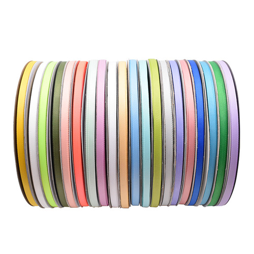 0.6CM Elastic Ribbed Tape, Polyester Checkered Fabric, Apparel Accessories, Bow Ribbon, Colorful Ribbon—Factory Wholesale