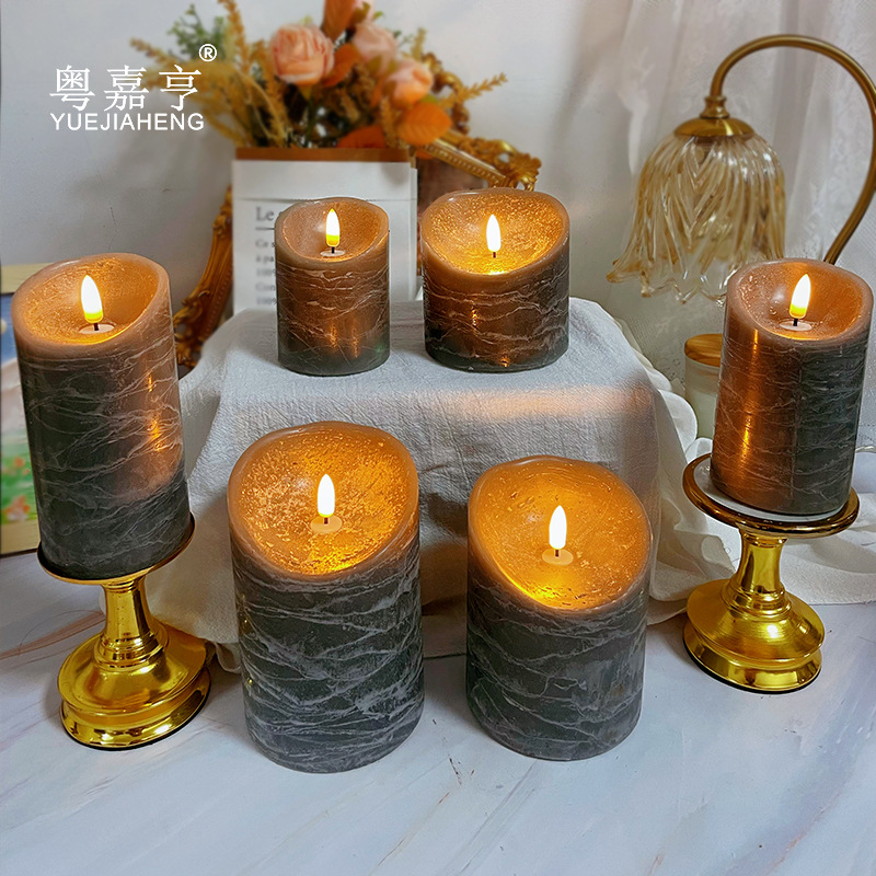 Low temperature water pattern bullet led electronic candle light…
