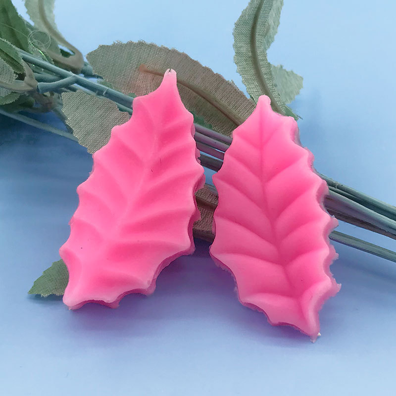 Positive and negative leaf clamp mold silicone mold West Point baking mold sugar flower decoration tools factory direct sales