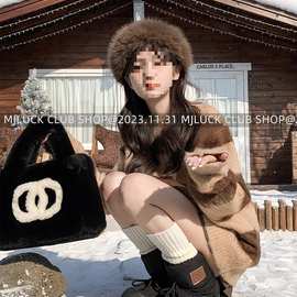 2024冬季新款厚底笑脸胖嘟嘟的雪地靴女加厚保暖桑坡棉鞋防滑短靴