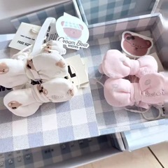 一个甜妹日系可爱粉色小象蝴蝶结发圈甜美少女心发饰头饰新款百搭