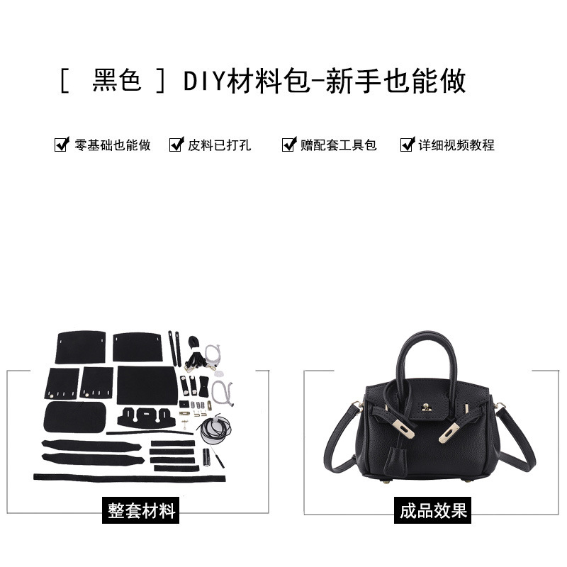 DIY textura avanzada lychee patrón bolso de las mujeres bolsa de material de moda hecha a mano hecha en casa hombro crossbody Bolsa De platino