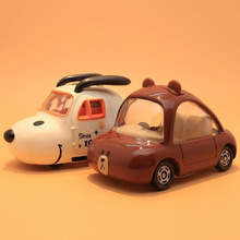 多美卡合金小汽车布朗熊史努比周年儿童玩具车模