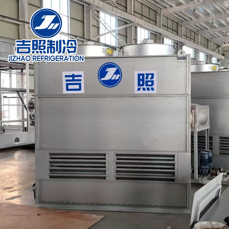 Jizhao Closed Cooling Tower Square Counterflow Stainless Steel Coil Permanent Magnet Motor Intelligent Control Low Noise Low Energy Consumption