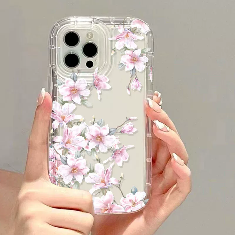 Чехол для телефона Apple, совместимый с Fuchsia, iPhone 14, воздушный подушкой, iPhone, 16promax, 13, новая коллекция