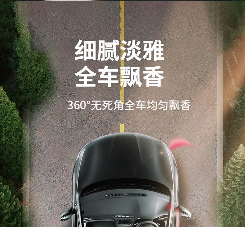 Ebony Long-Lasting Fragrance Diffuser, High-End Flameless Aroma Ornament, Car Deodorizer, Car Fragrance, Car Air Freshener