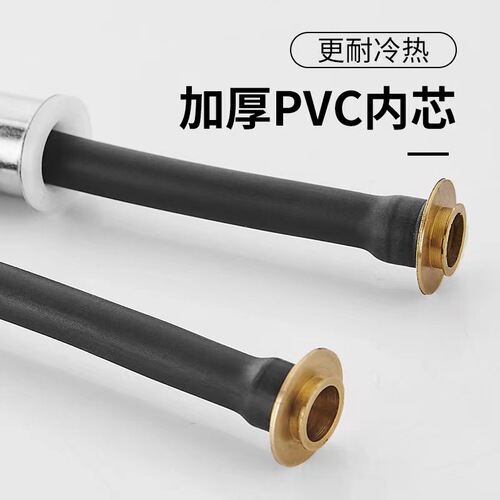 Universal Bathroom Stainless Steel Shower Hose Soft Tube 1.5/2/5/10 Meters Hot Water Explosion Proof Shower Hose Nozzle Tube