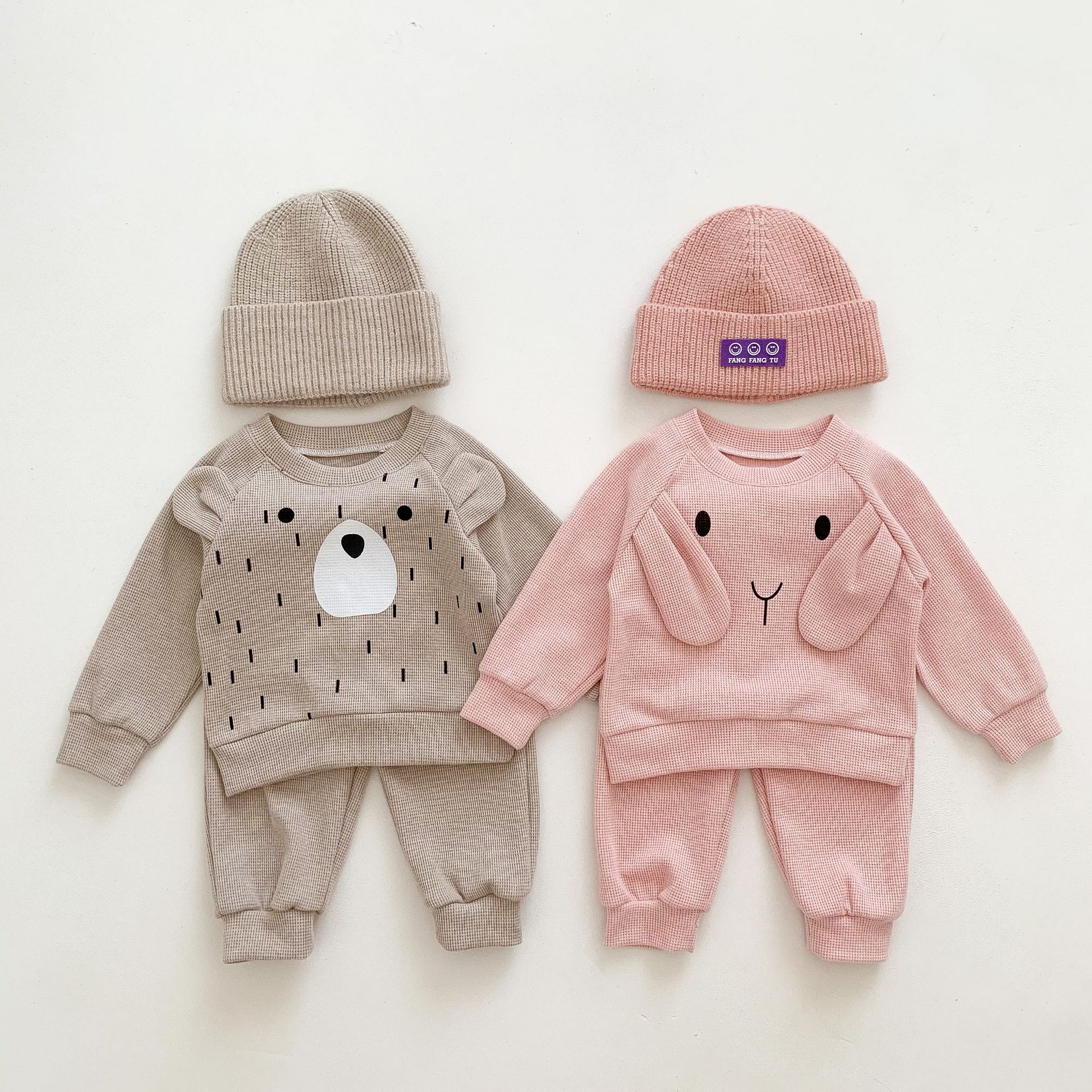Animal Cotton Blend Baby Clothing Sets display picture 1