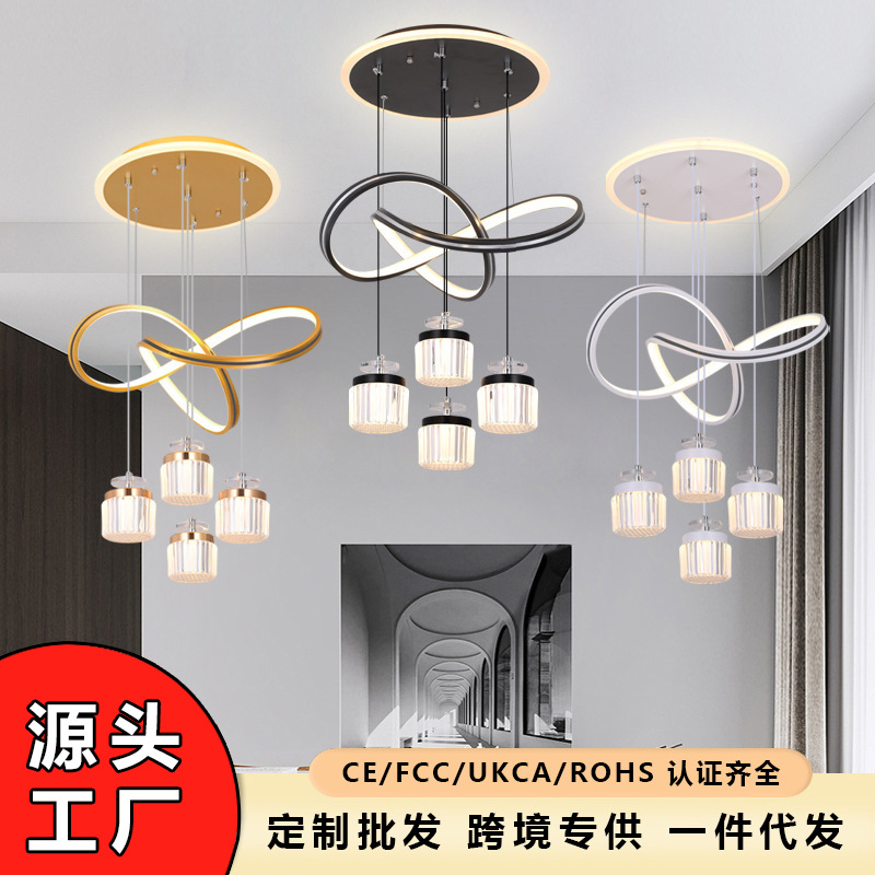 Modern LED ceiling lamp for living room for hotel