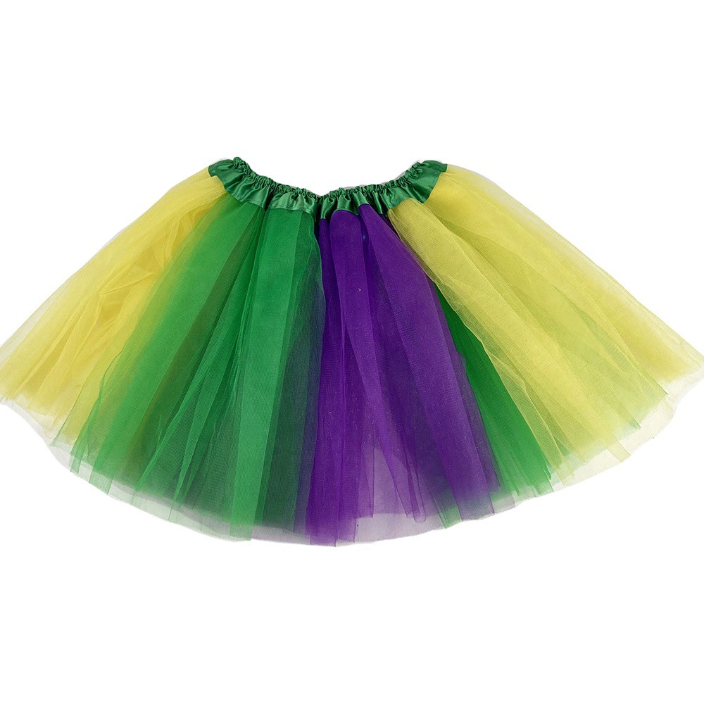 Юбка-пачка на Хэллоуин Amazon, трехслойная универсальная индивидуальная юбка принцессы, детская Карнавальная юбка в наличии