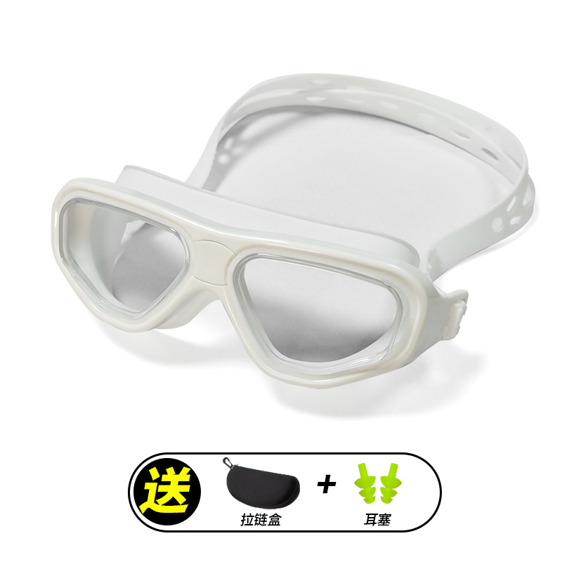Set de Gafas de Natación Set de PC Impermeable Alta Definición para Natación en Exteriores