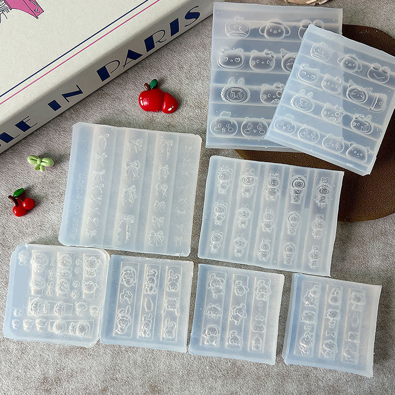 かわいいサンリオメロディーシェイプネイルアートデコレーションケーキ子羊高透明モールド DIY 接着剤彫刻接着剤モールド|undefined