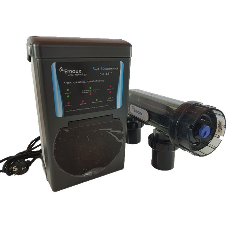 Yiwanshi SC serie máquina de sal piscina sal clorador de sal máquina electrolítica piscina agua eficiente eliminación de algas equipo de esterilización y desinfección