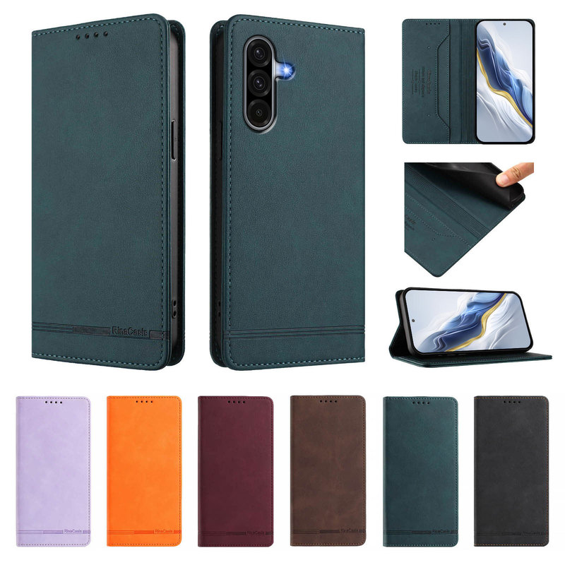 Suitable for Nokia Hmd Fuison Pure Color Strong Magnetic Anti-Theft Brushed Leather Case All-Inclusive Anti-Fall X30 5g Protective Case Suitable for Nokia Hmd Fuison Pure Color Strong Magnetic Anti-Theft Brushed Leather Case All-Inclusive Anti-Fall X30 5g Protective Case