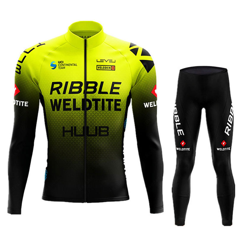 クロスボーダー専用huub騎手服長袖スーツ男性マウンテンバイク自転車服道路騎手装備卸売り