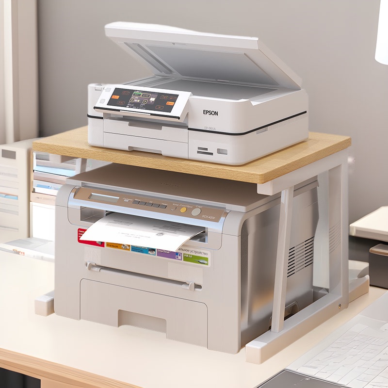 Carefully Selected Factory Desktop Printer Storage Rack Office Desk Double-Layer Storage Shelf Bracket Creative Storage Rack