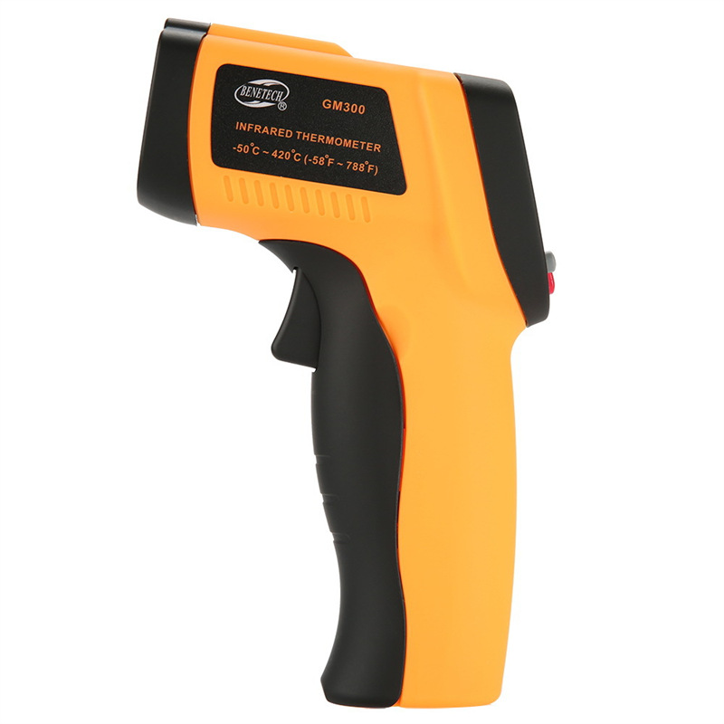 标智BENETECH非接触式工业红外线测温仪手持红外测物测温仪GM300