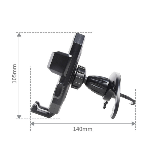 New car mobile phone holder car air conditioner air outlet universal navigation bracket knob automatic locking mobile phone holder