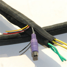 廠家直銷電纜電線保護套管尼龍編織套管pet絕緣線束護套纏繞管