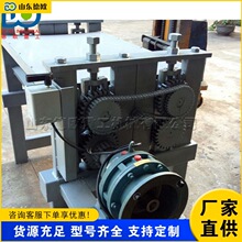 凹陷不规则桶展平机 灵便型油桶压平设备 废旧油漆桶辗压滚平机