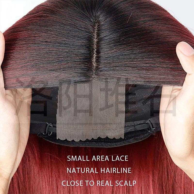 Fashion Women's Wigs Lace Medium And Long Straight Hair Wholesale display picture 5