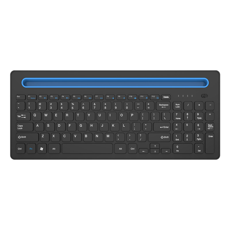 Slot per scheda Tastiera Bluetooth, telefono cellulare, tablet, set mouse touch wireless universale, tre sistemi ricaricabili_voghion.com