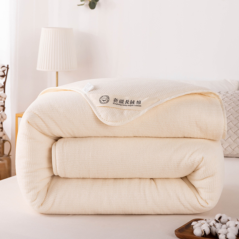 Xinjiang cotton quilt pure cotton quilt core cotton quilt cotton mattress thickened cushion winter quilt warm spring and autumn quilt