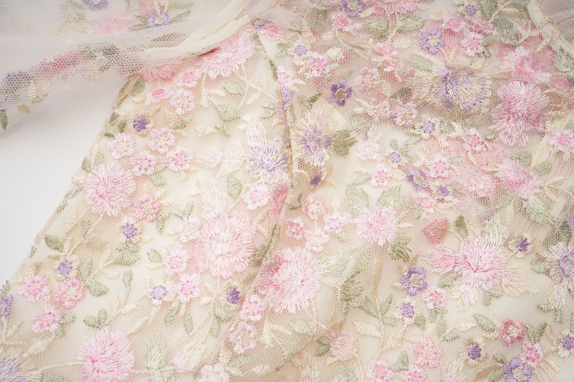 New Chinese-style Cheongsam Sweet And Elegant, Slimming, Floral Mesh Bridesmaid Dress, Party Dress_ecoleips.com