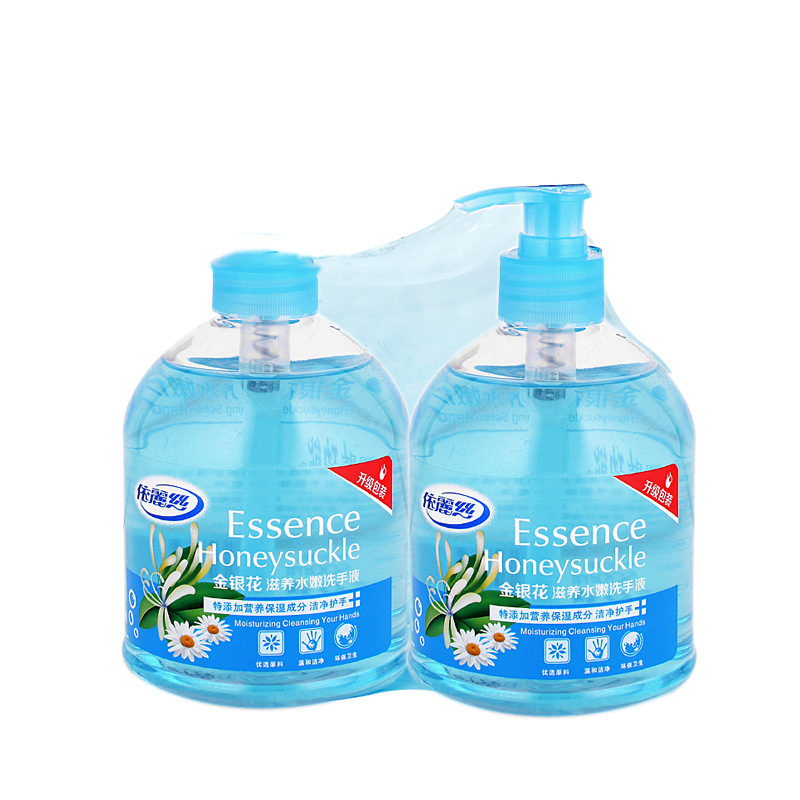 金銀花洗手液不傷手保濕潤膚去汙垢留香滋潤洗手液套裝環保替換裝