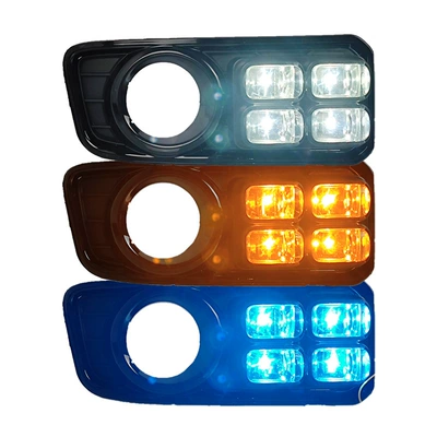 Suitable for 21-25 Tank 300 Daytime Running Lights, Front Fog Light Frame Modified Led Daytime Running Lights, Decorative Lights (Gündüz işıqları) - four-eye-led-three-color-daytime-running-lightspair-price