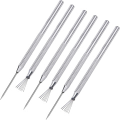 Seven needle texture brush DIY tools, clay modeling auxiliary modeling production, sculpture pottery details needle 