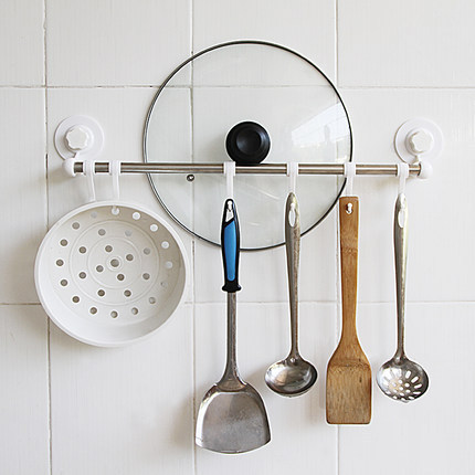 Adhesive Suction Cup Clothes Hooks, Stainless Steel Six-Link Adhesive Towel Rack, Six-Link Hook Rack, Storage, No Drilling Required Adhesive Suction Cup Clothes Hooks, Stainless Steel Six-Link Adhesive Towel Rack, Six-Link Hook Rack, Storage, No Drilling Required