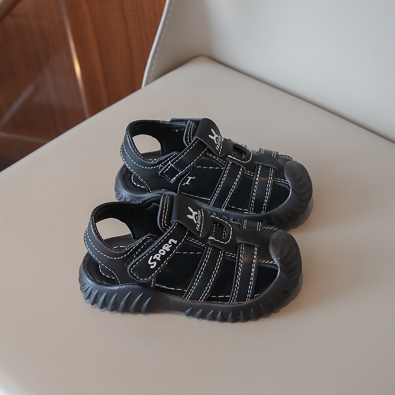 Summer Children's Sandals Breathable Soft Sole Closed Toe Non Slip Ultra Lightweight Stylish Toddler Shoes_voghion.com